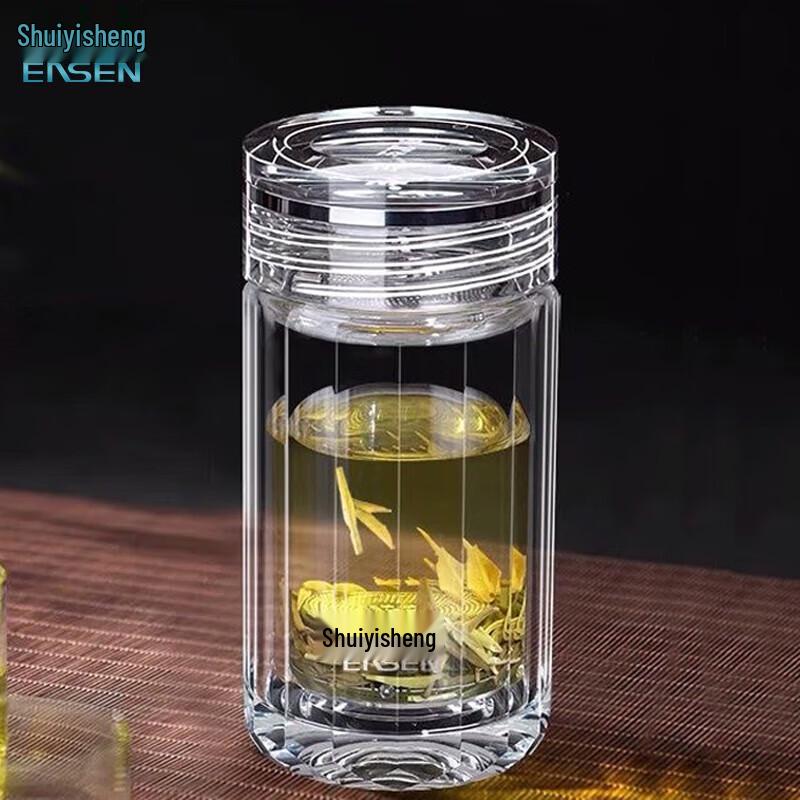 Shuiyisheng G628 Double Wall Glass Tea Mug