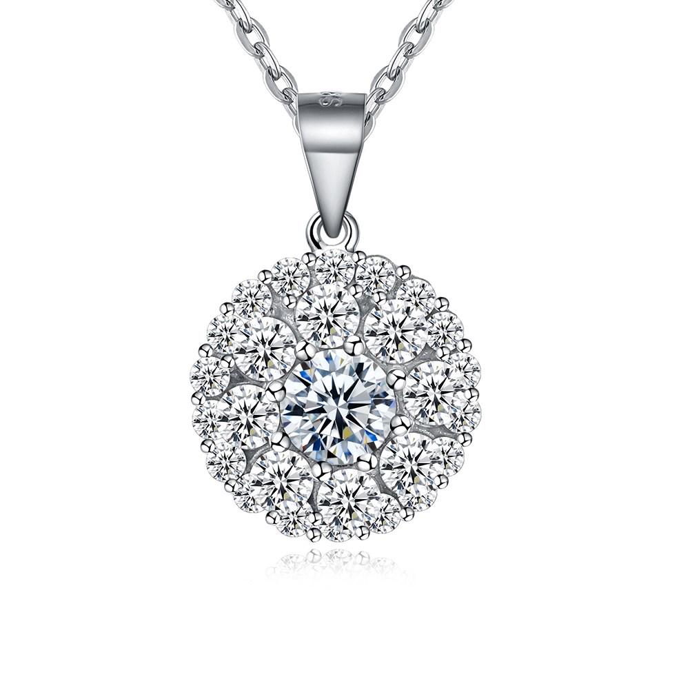 Sterling Silver Rotating Red Heart Pendant Necklace For Women - 18 Inch Chain, Gift Boxed
