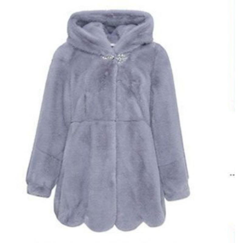 

Imitation fur, imitation mink, winter new thin imitation mink fleece coat thickened hooded top medium old black 4XL серый