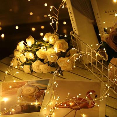 LED Firecracker Star String Lights with USB/Battery and Remote Control