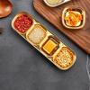 3-Compartment 304 Stainless Steel Dipping Dish