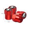 For Skoda FaGI94Pcs Car Styling Aluminum Metal Car Wheel Tire Air Valve Caps For Skoda Octavia Rapid Fabia A7 Superb KAMIQ Roomster VRS Cover