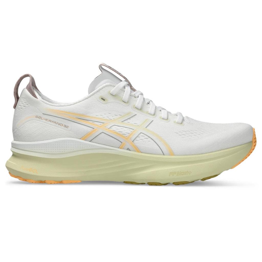 ASICS 32 Running Size 101 2E GEL-KAYANO Shoes, 1011C052, Men's, (White/Orange Glow), 28.5 cm,