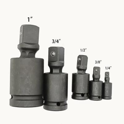 Air Impact Universal Joint Socket, Ratchet Angle Extension Bar Socket Adapter, Repairing Tools for Manual / Pneumatic Wrench