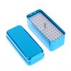 Sterilizzatore Autoclave in Alluminio a 72 Fori Porta-Fresa Dentale Scatola Organizer di Grande Capacità per Studio Odontoiatrico