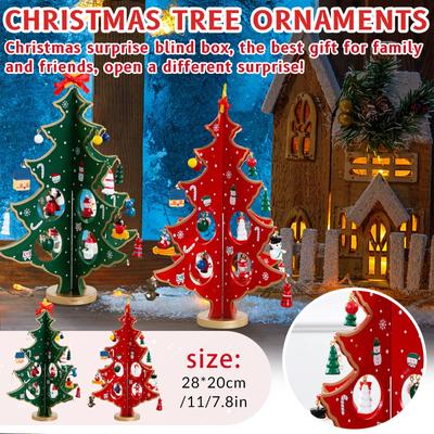 Adornos navideños, pequeñas figuras en miniatura con forma de cuerpo erecto, adornos de escritorio