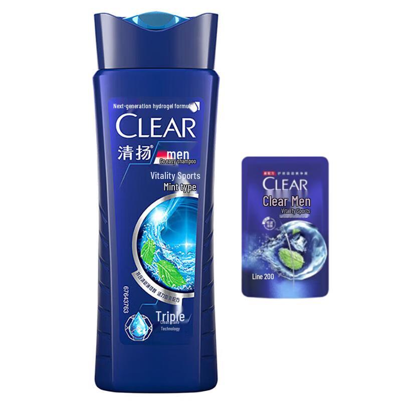 Clear Men Anti-Dandruff Sport Fresh Mint Shampoo Set