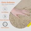 Premium Anti-Slip Microfibre Bathmat - 60cm x 40cm, Light Taupe