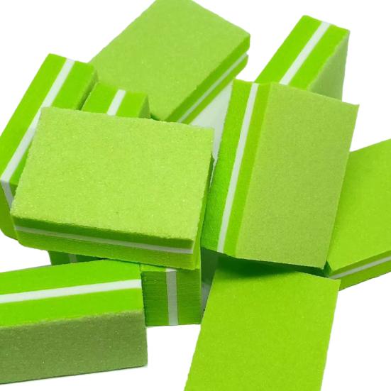 50 Teile/beutel Nagelfeile Mini Multifunktionsschwamm Maniküre Werkzeuge Pufferblöcke für Nägel