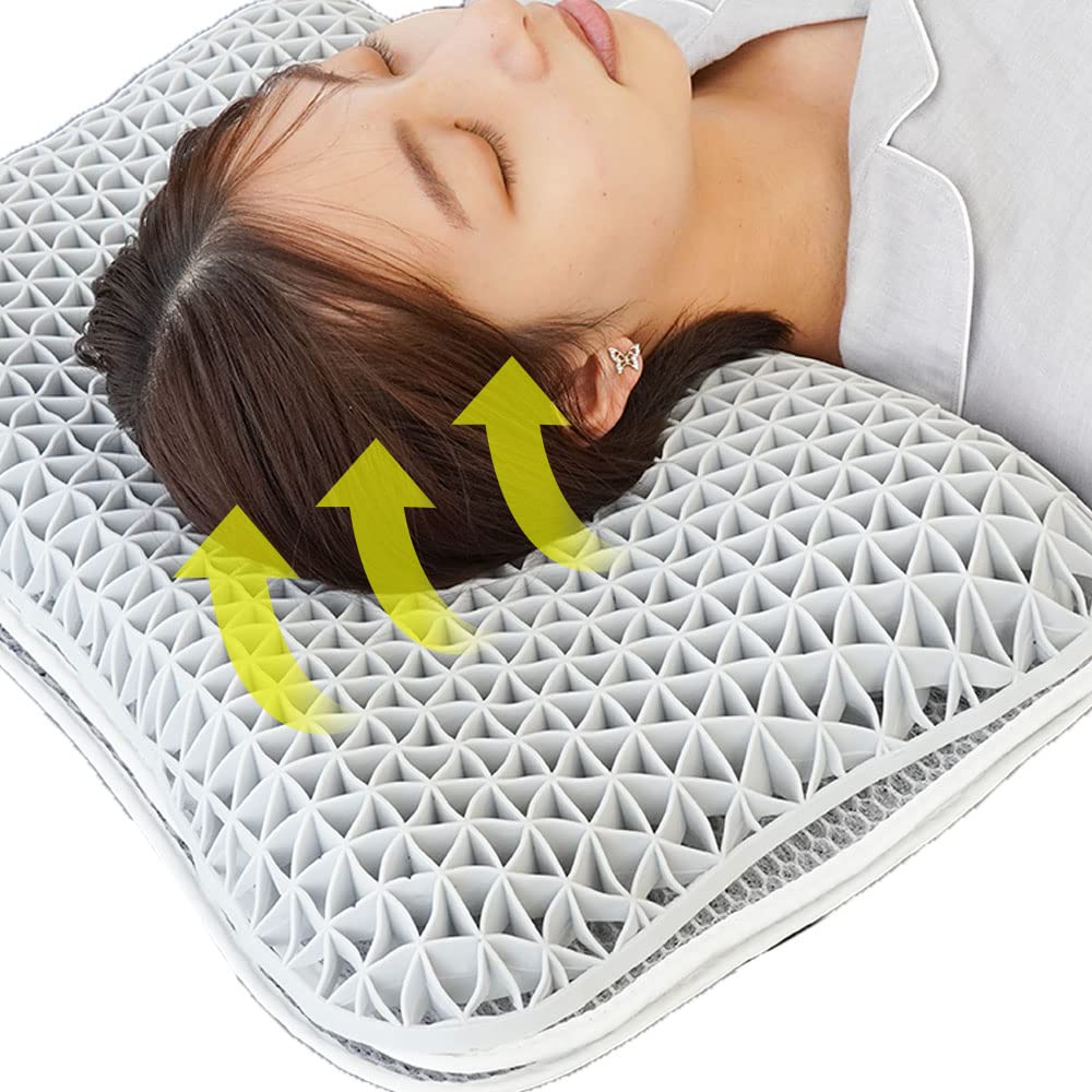 

Гелевая подушка [Новое ощущение невесомости] Подушка невесомости GRAVITY TECH Тип 2 Плавная посадка, Прибл.. 55 x 36 x 6 см, с листом регулировки высоты,