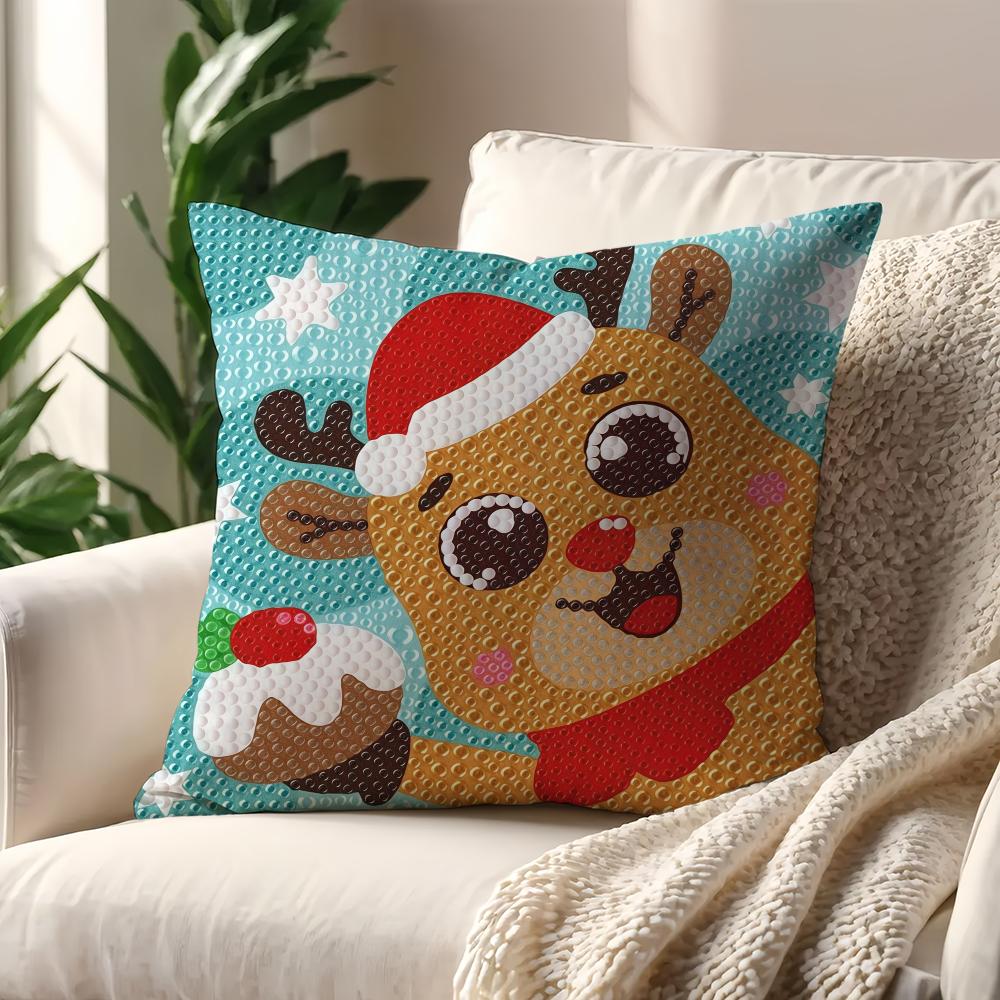 Christmas Nutcracker Cushion Cover Best Home Office Coffee Pillow Sofa Printing Decoration Room Shop Car Nordic Simplicity Hit