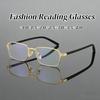 Business Reading Glasses for Women Men Luxury Metal Frame Presbyopic Glasses Unisex Vintage Far Sight Eyeglasses Lenses