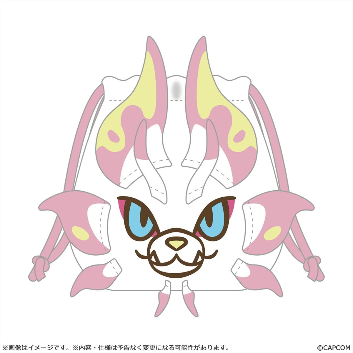 

Мешочек на шнурке Capcom Monster Hunter Mondefo Tamamitsune H200 x Ш200 мм Полиэстер Прибл.