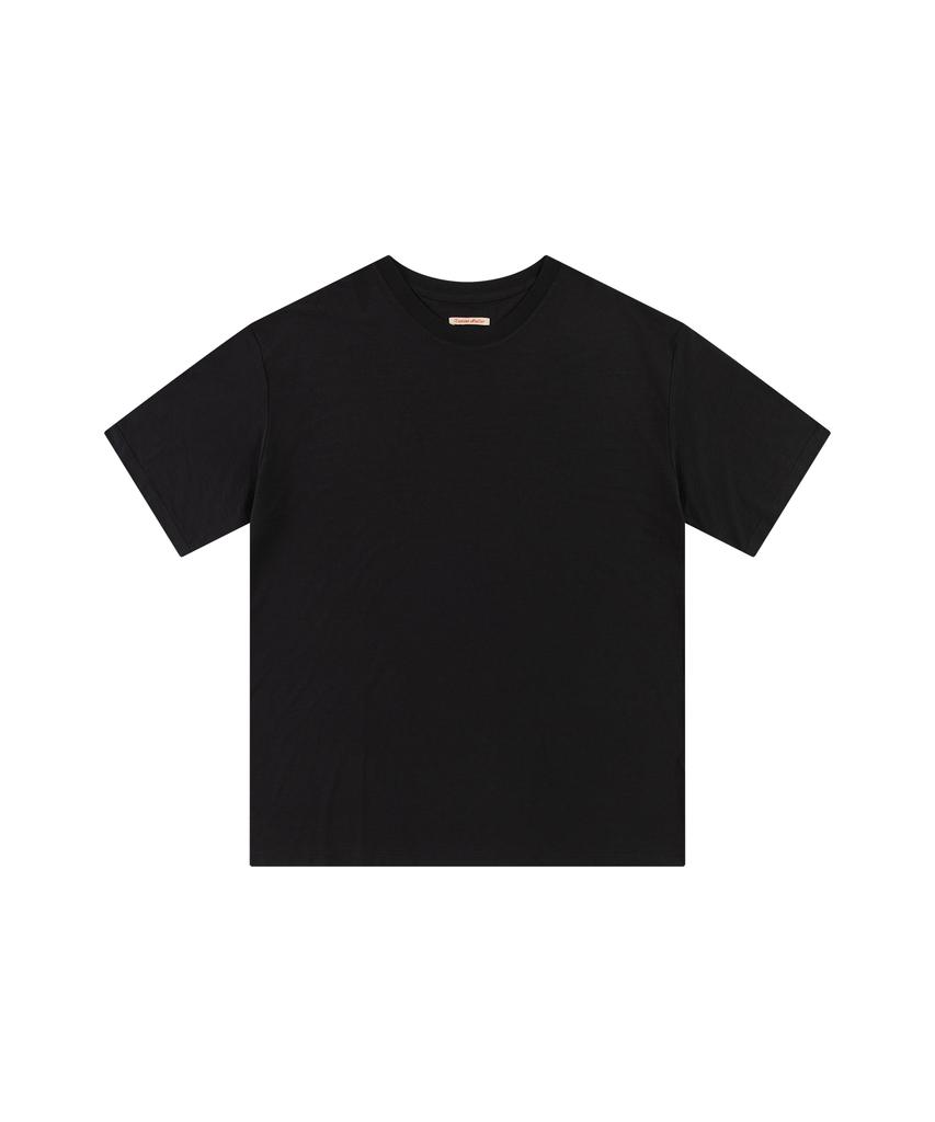Banwonateullie A3598 Essential Oversized T-Shirt_Black