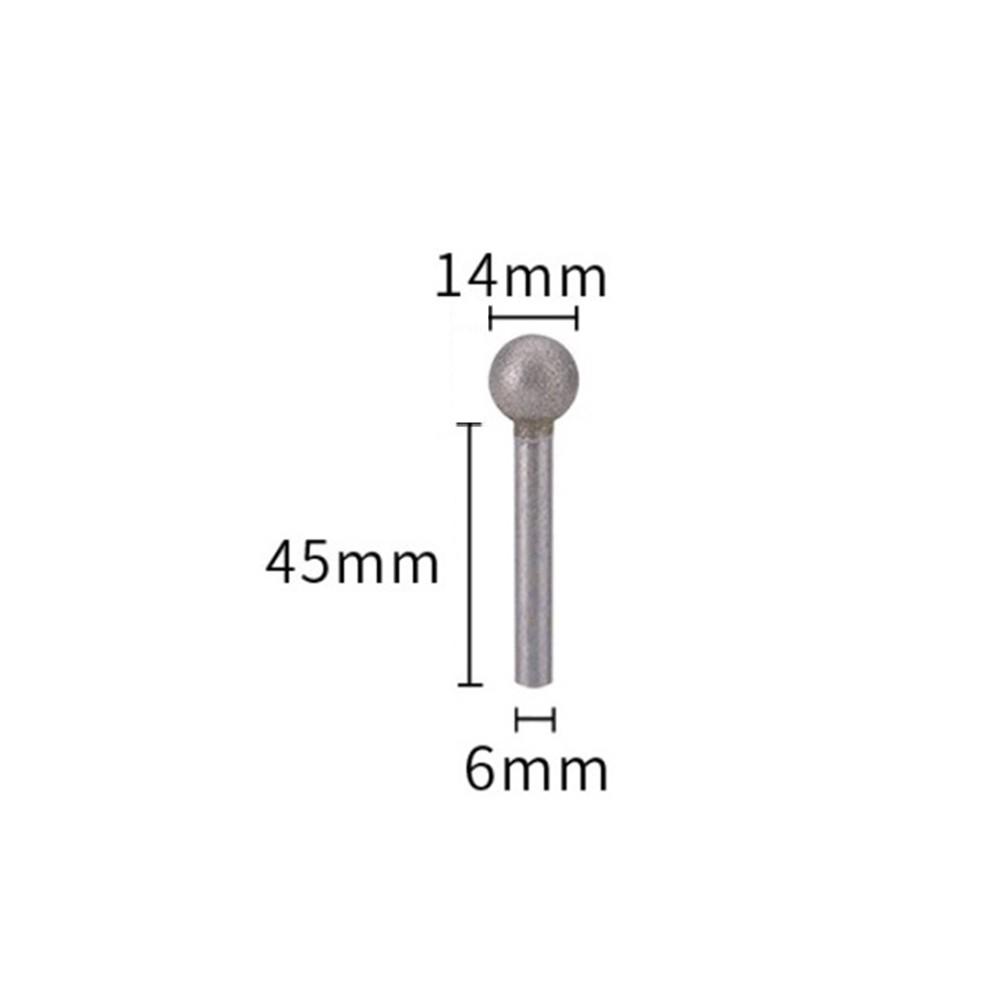 

Универсальная круглая шарообразная алмазная шлифовальная насадка хвостовик 6 мм для использования с каменной дрелью