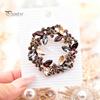 Daily Wear Brooch Vintage Flower Pin, Floral Wreath Lapel Pin with Colorful Jewelry Rhinestones, Accessory for Clothing Dress Coat Bags Scarves Shirts