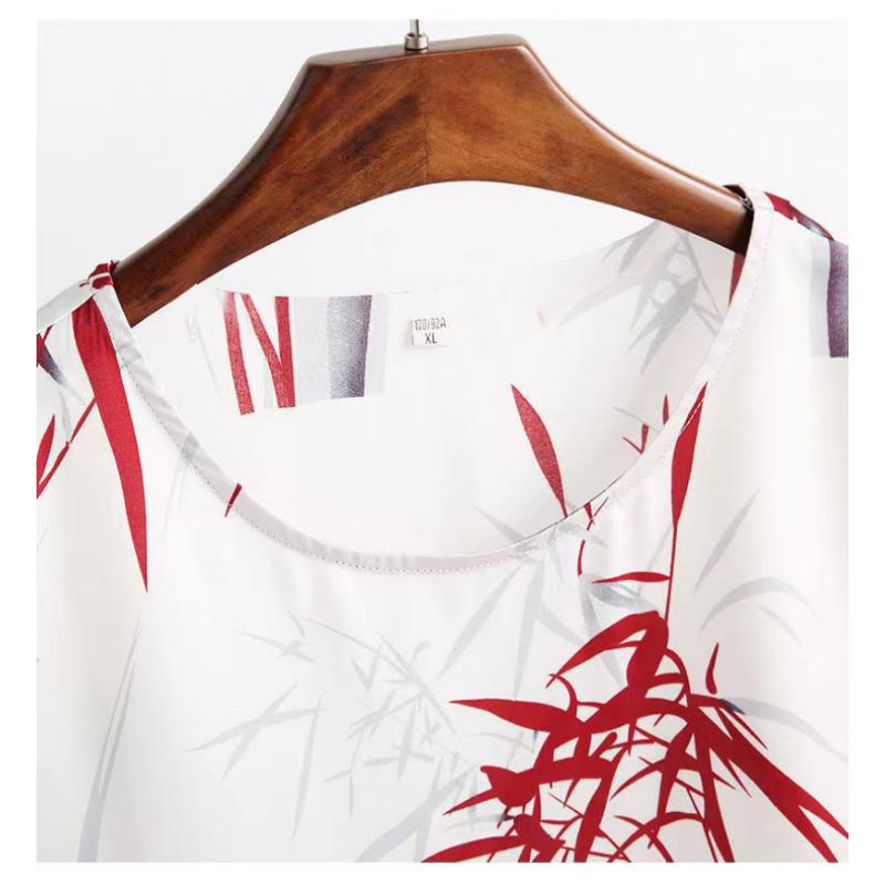 Summer Fashion Short Sleeve Crewneck T-shirt Women Loose Large Size Women's Top