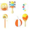 Baby Early Education Grasping Month-Old To Sand Hammer Training Head Up Baby Toy Hand Rattle