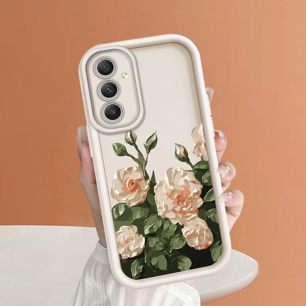 

Мягкий силиконовый квадратный чехол с рисунком лестницы для телефона, полное покрытие, противоударный защитный резиновый чехол для камеры для Samsung Samsung M21 белый