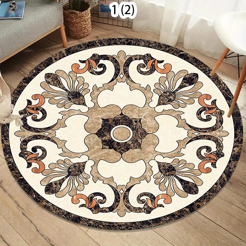 

Round Carpet with Mouse Pattern, Suitable for Various Spaces Such As Homes Offices or Dormitories This Anti-slip Decorative Mat 80cm