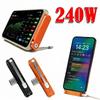 Portable Foldable Phone Holder 240W Fast Charging Right Angle Converter