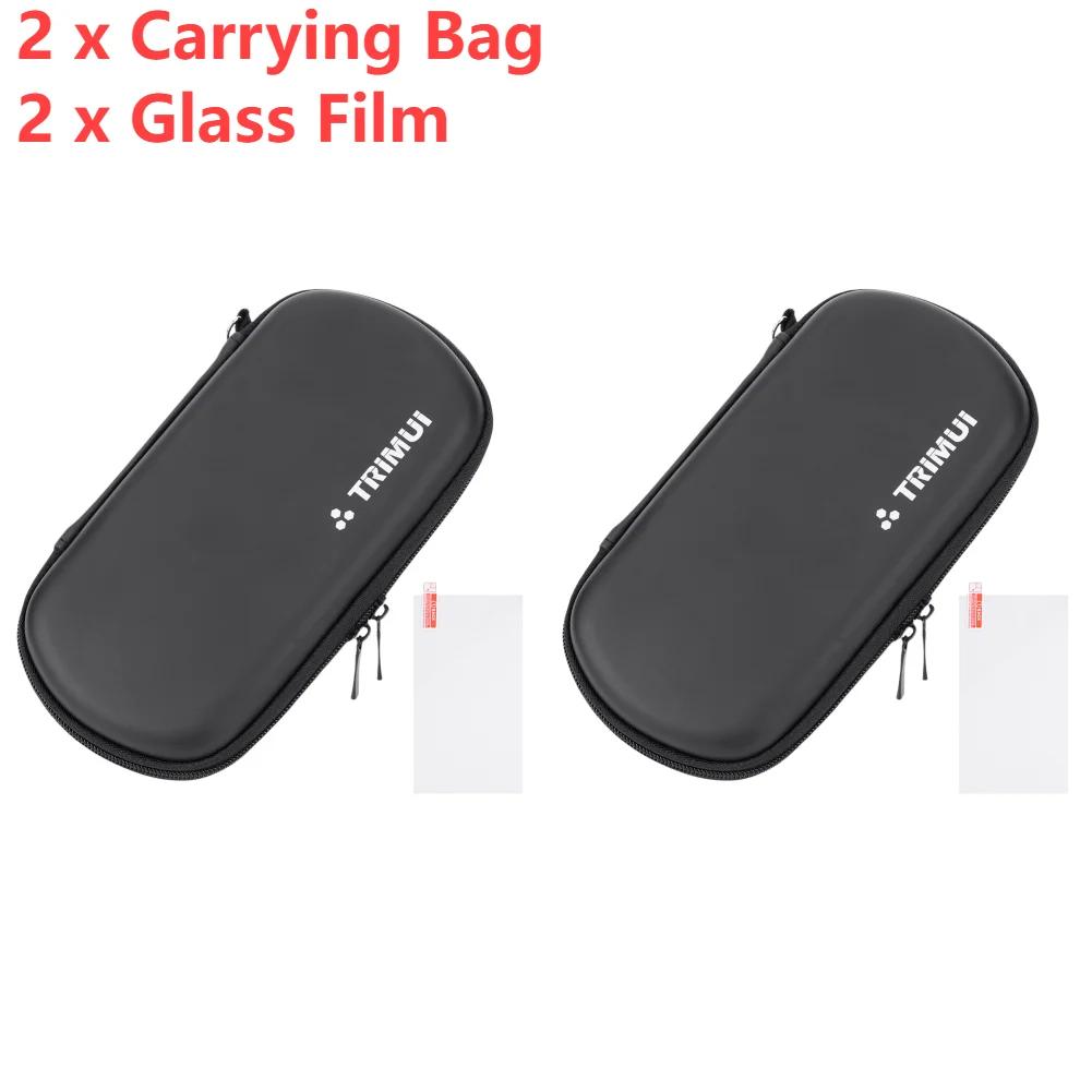 Für Trimui Smart Pro Spielekonsole EVA Hartschalen-Tragetasche mit gehärtetem Glasfolie EVA Schutzhülle Wasserdichte Aufbewahrungstasche
