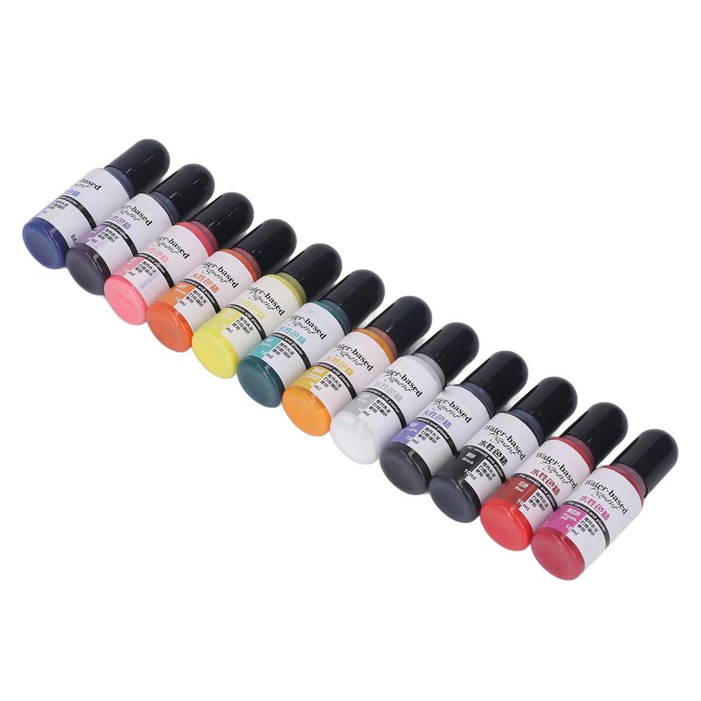 12 Colors Epoxy Resin Pigment Even Luster DIY Handcraft Epoxy Resin Dye for Cement Gypsum