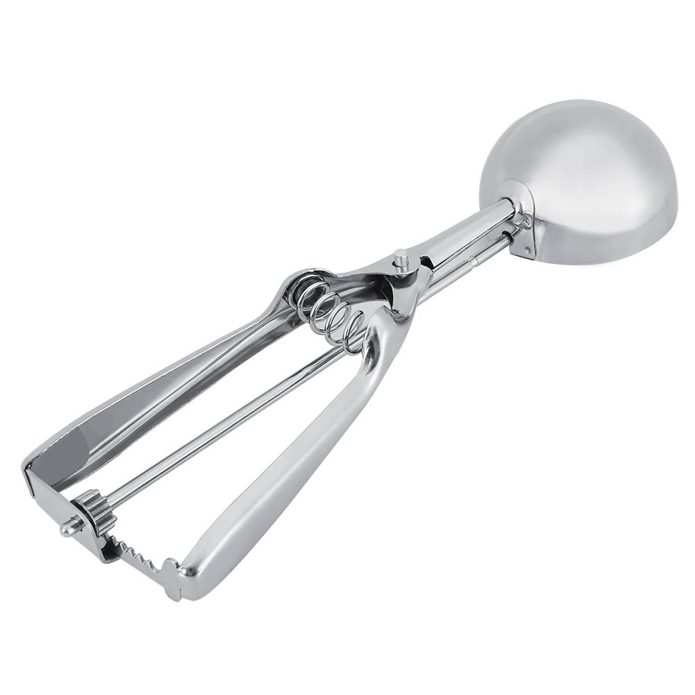 Household Stainless Steel Ice Cream Spoon Scoop Cream Dipper Kitchen Accessories (Small)