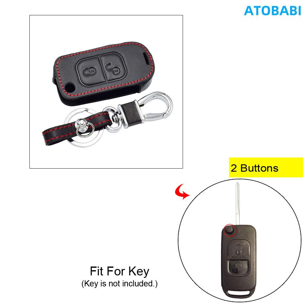 Leather Car Key Cover Bag For Mercedes Benz A B C E G S R Class AMG W213 W223 W206 W222 E200 E300 Remote Control Fobs Shell Protector Case