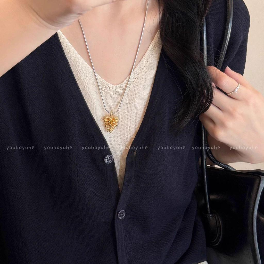 Mori Acorn-Style Ethnic Necklace: Handmade Woven Cotton & Linen Unisex Apparel Accessory