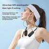 Bluetooth 5.4 Kopfhörer mit HD-Bildschirm Drahtlose Headsets Nackenband HiFi Stereo-Kopfhörer Geräuschreduzierung Ohrhörer für Live