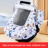 Baby Bassinet Dustproof Breathable Stroller Sleeve, Windproof Mesh Mosquito Net with Window Opening, Universal Fit.