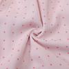 Qooth Polka Dot Print Ruffle Hem Full Flare A-Line Midi Skirt Fashion Versatile Half Skirt for Women QT2915