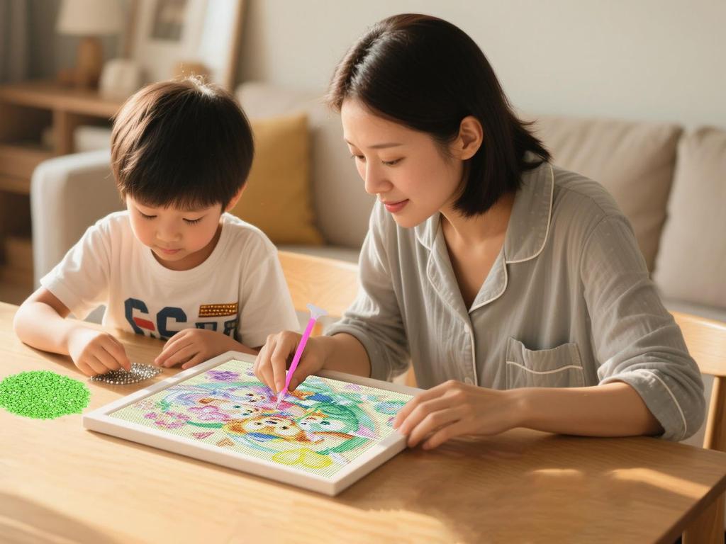 ZYSMIY Diamond Art DIY Handmade Painting Mosaic 5D Mosaic Diamond Cartoon 35x35cm Kit, Kit, Art, Art, Painting, Full-Paste Type, Animation, (DP2204)