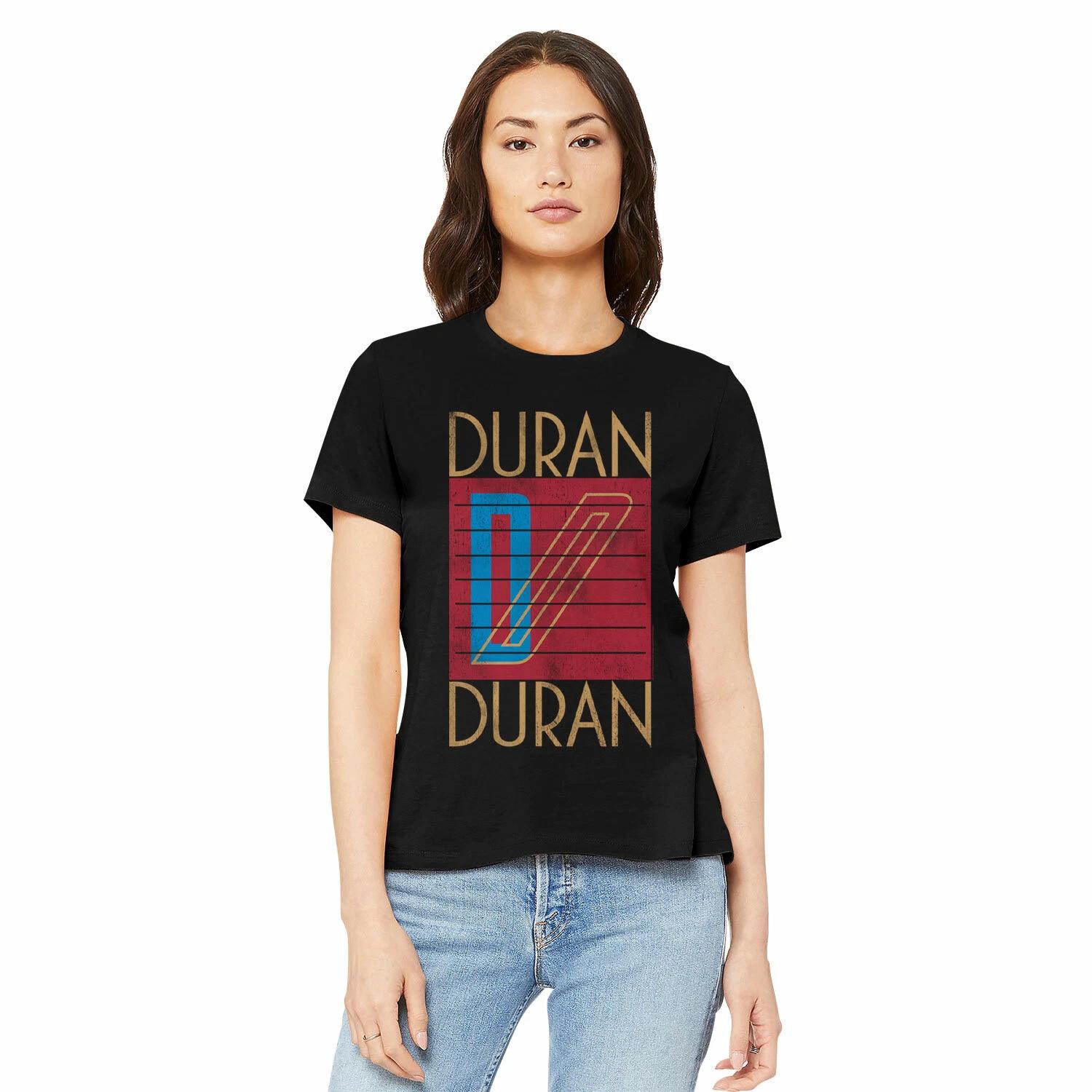 Duran Duran Logo Art 80 s Pop Women s T Shirt Rock Band Album Concert Tour Merch XL