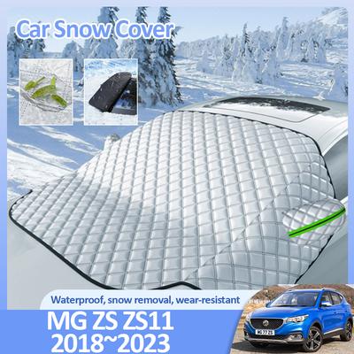 For MG ZS ZS11 ZX ZST Asto VS 2018~2024 Car Winter Snow Cover Windshield Ice Protecti Covers Exterior Anti-Frost Auto Accessorie