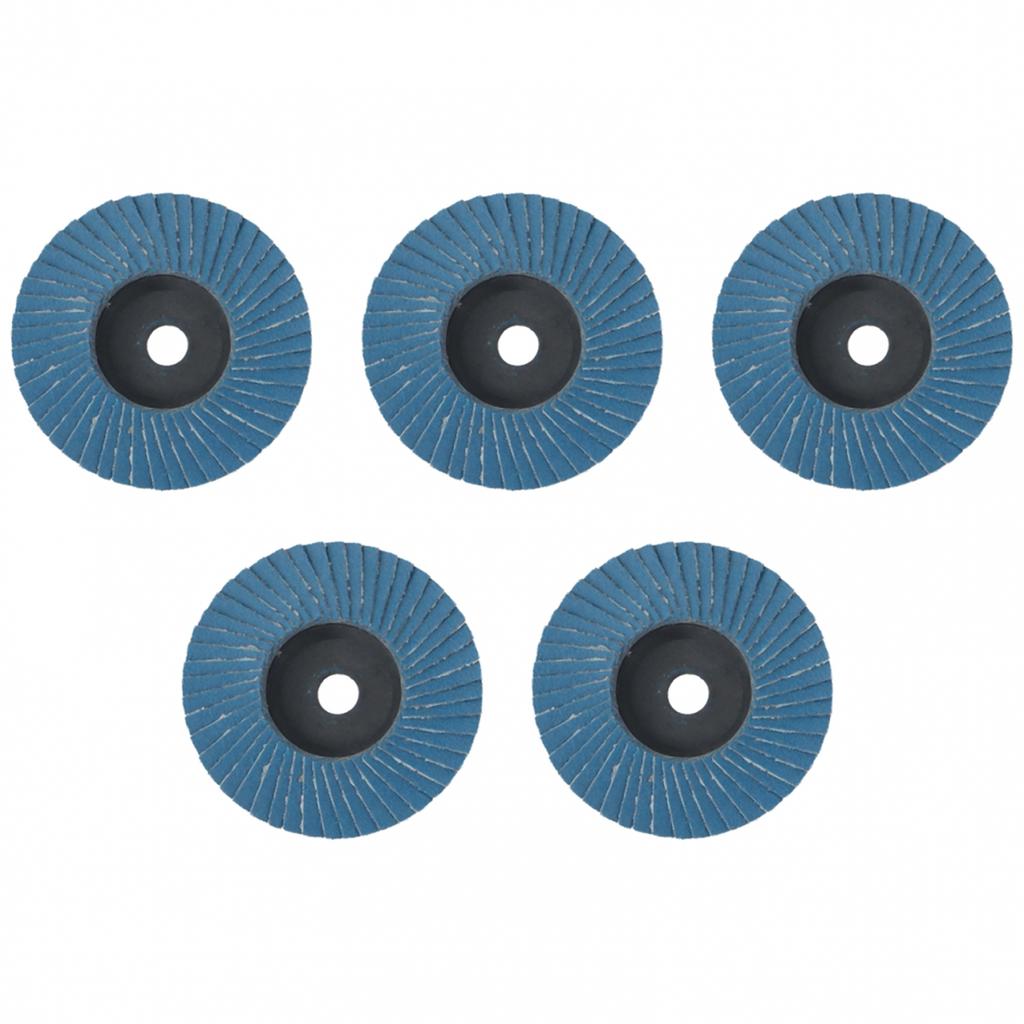75mm 5ks Brusné kotouče Modrý lamelový plochý na řezání dřeva