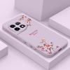 Beautiful Peach Phone Case For Oneplus 12 12R 11 11R 10 10R 10T 9R 9RT 9 8T 8 7 7T Pro 5G Liquid Silicone Cover