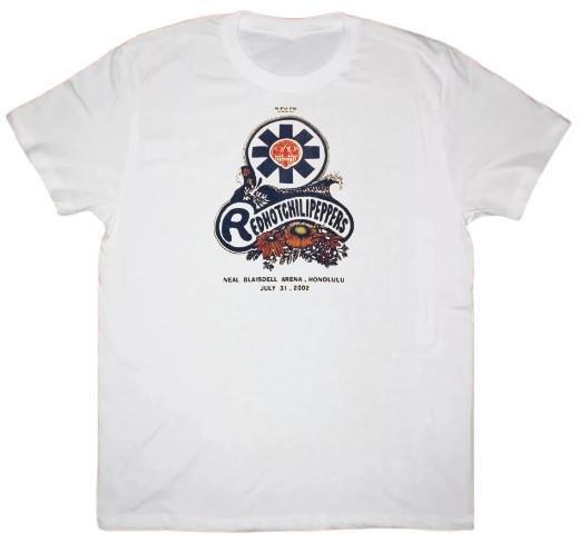 Red hot chili peppers Tour 2002 Graphic Print T-Shirt XXL