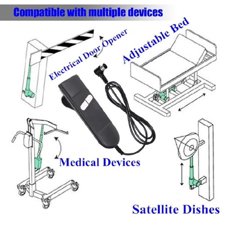 5 Pin Lifting Bed Controller Electric Operating Table Manual Controller Replacement Electric Push Rod Controller
