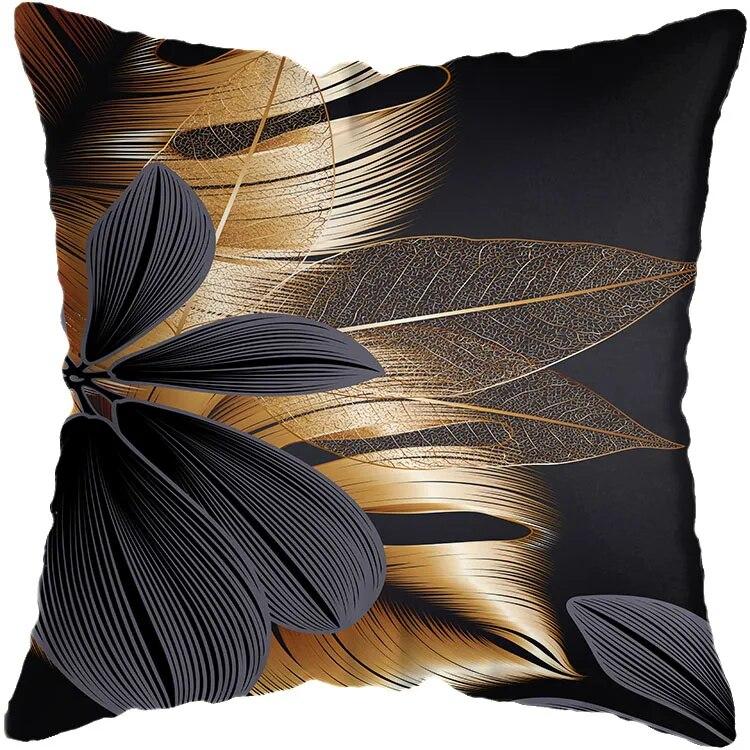 

Подушка для дивана, черная подушка, чехол для офисной подушки, домашний декор, подушка для спальни, наволочка 40x40cm