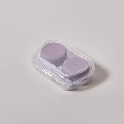 Custodia per lenti pastello viola