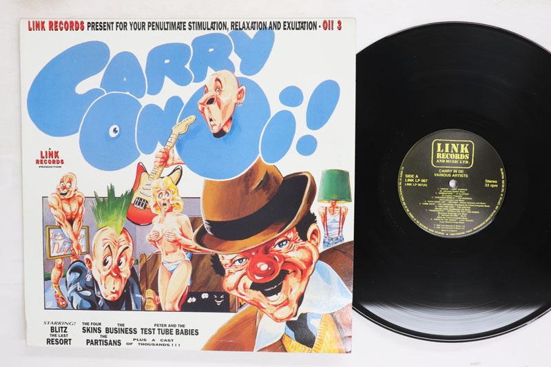 

LP Record VARIOUS Carry On Oi LINKLP067 LINK 1989 UK Rock Used