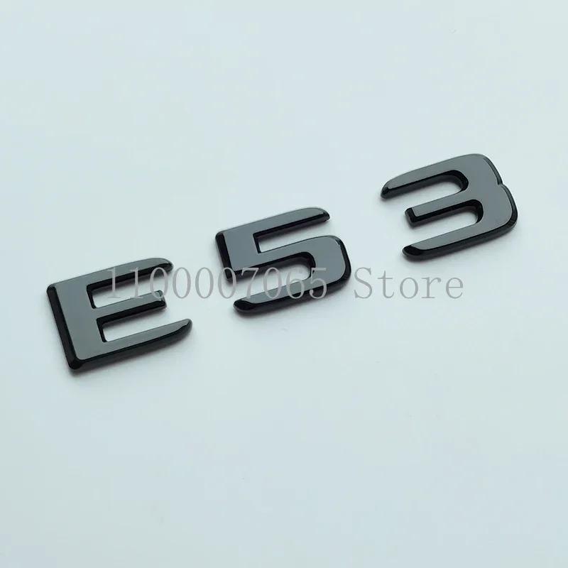 AATB1 2017 Glossy Black Letters E43 E53 E63 E63S V8 Biturbo 4matic ABS Emblem for Mercedes Benz AMG Car Fender Trunk W212 W213 Sticker