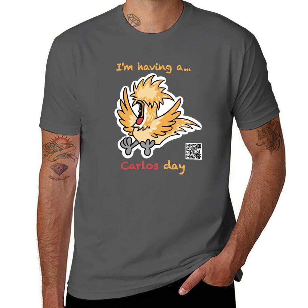 t Having a Carlos designer Rooster - graphic Day Moody t Carlos shirts mens the T-Shirt shirts