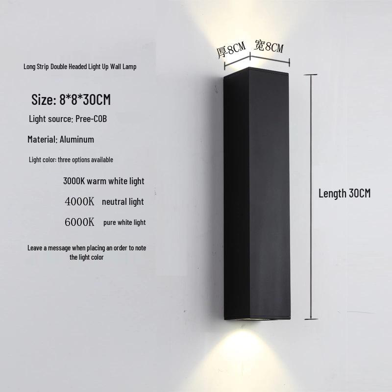 

Waterproof Double-Head Outdoor Wall Light for Terrace and Corridor