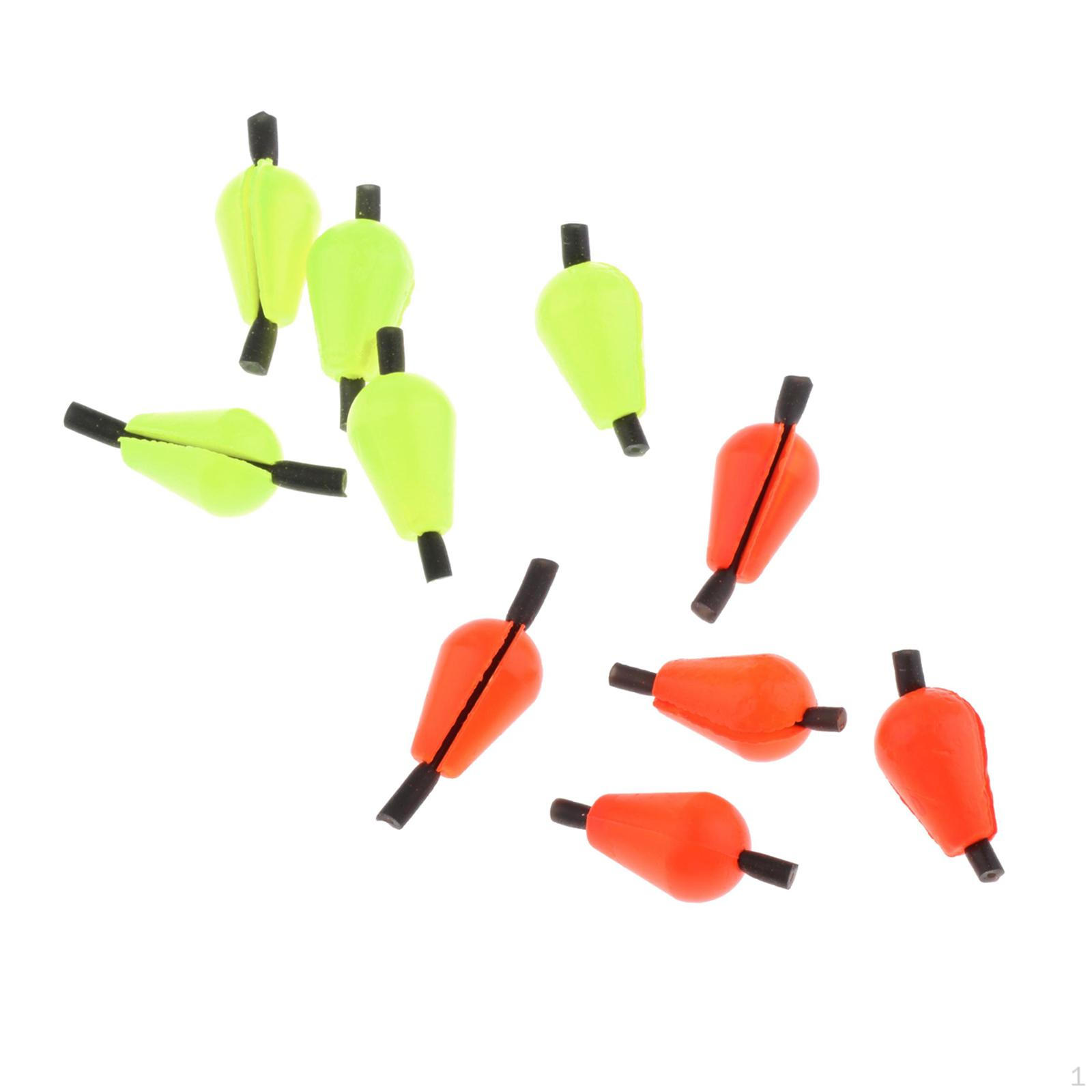 

10x Water Drop Float Strike Indicators Bobbers Tackle Fishing Supplies