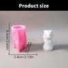 3D Wolf Head Figurine Silicone Candle Molds Epoxy Resin Silicone Molds for Handmade Candle Soap Gypsum Silicone Molds