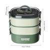 Multi Layer Lunch Box Large Capacity Portable Lunch Container For Office Workers And Students Microwave Safe Meal Container