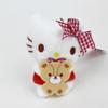 Hello Kitty Oshi-Iro Mascot Red Keychain Ball Chain